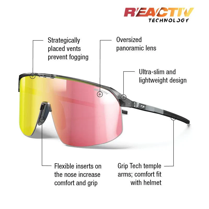Julbo Density Black/Gray With REACTIV 1-3 Light Amplifier Lens - Image 2