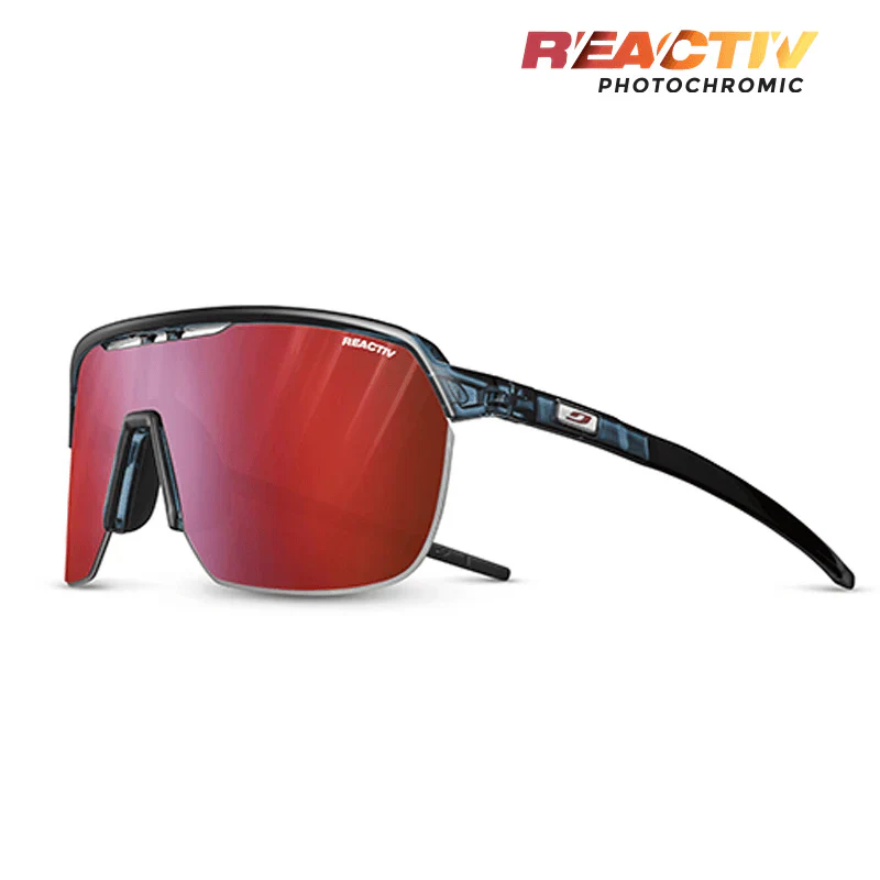 Julbo Frequency Translucent Blue/Black With REACTIV 0-3 High Contrast Lens