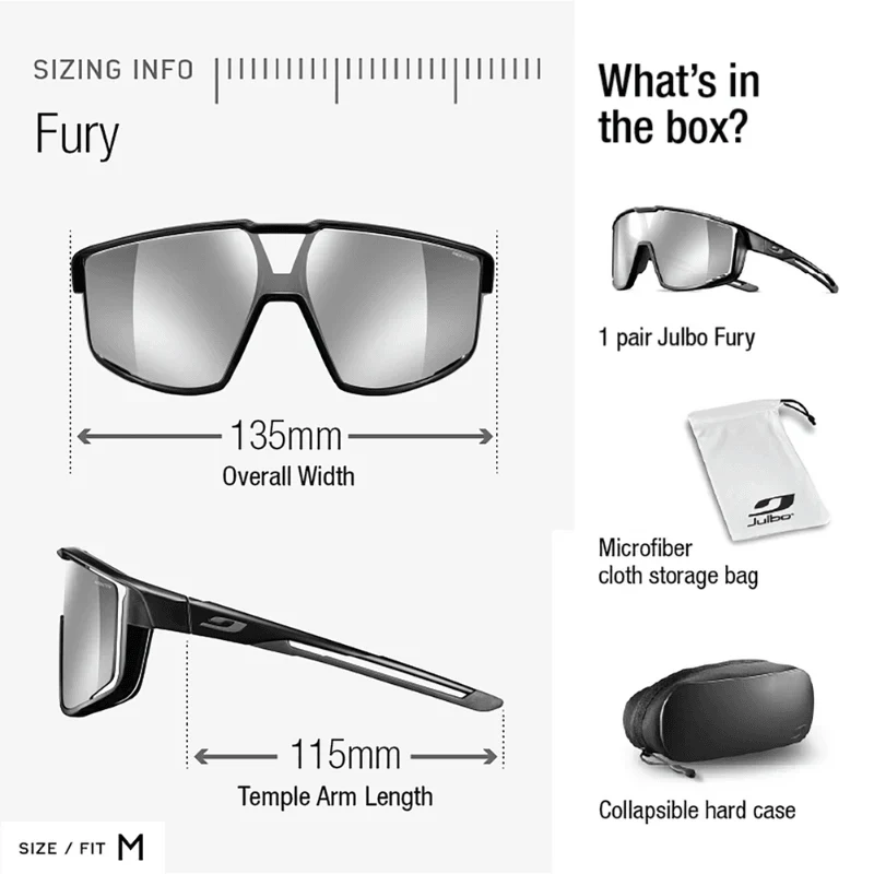 Julbo Fury Mint/Grey Clear/Rose With REACTIV 1-3 Light Amplifier Lens - Image 5
