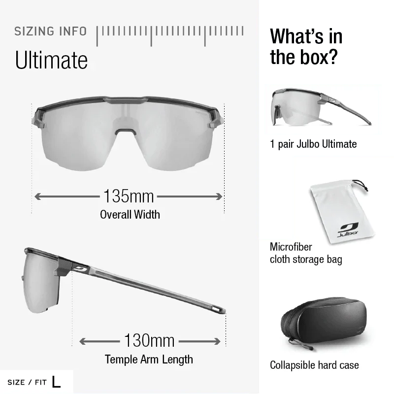 Julbo Ultimate Black With REACTIV 0-3 Lens - Image 5