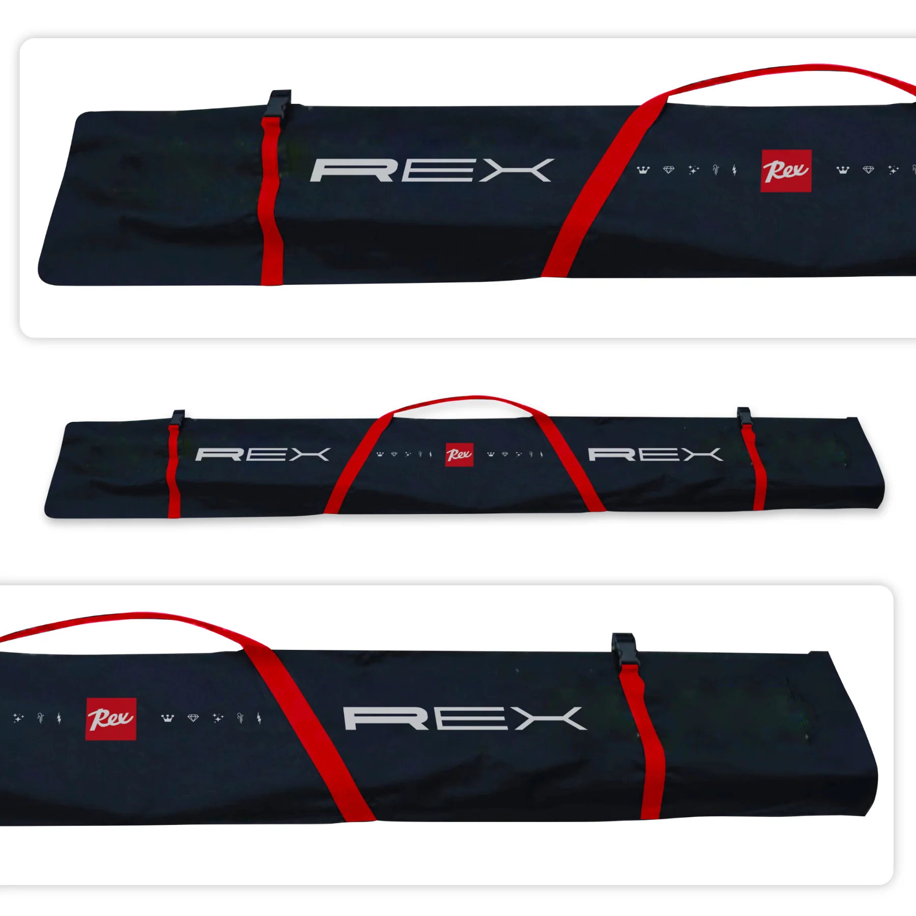 Rex 4 Pair Ski Bag - Image 2
